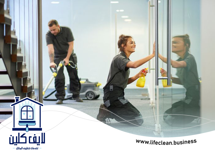 تنظيف بعد البناء في العين